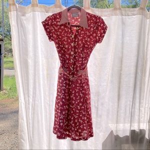 Vintage 90s rayon dress